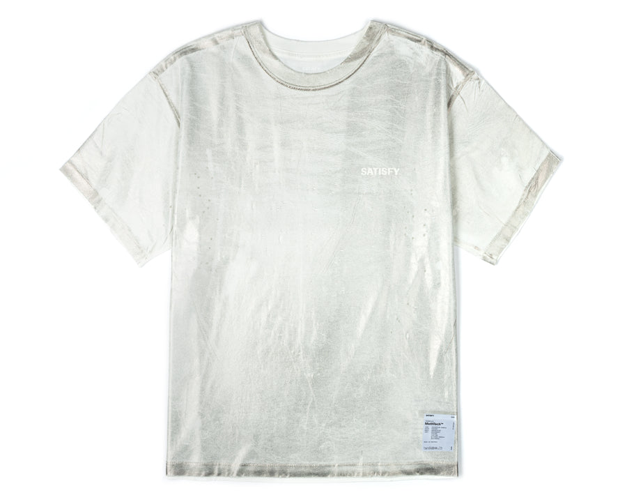 SATISFY MothTech T-Shirt - Silver Foil - Men's