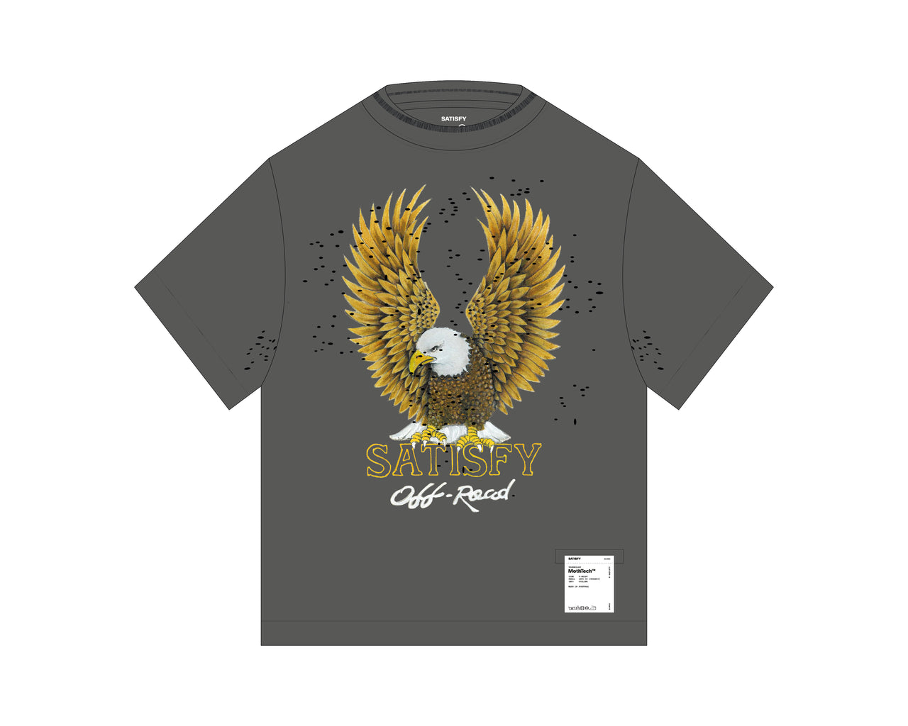 SATISFY MothTech T-Shirt - Aged Black - 'Off-Road' - Women's
