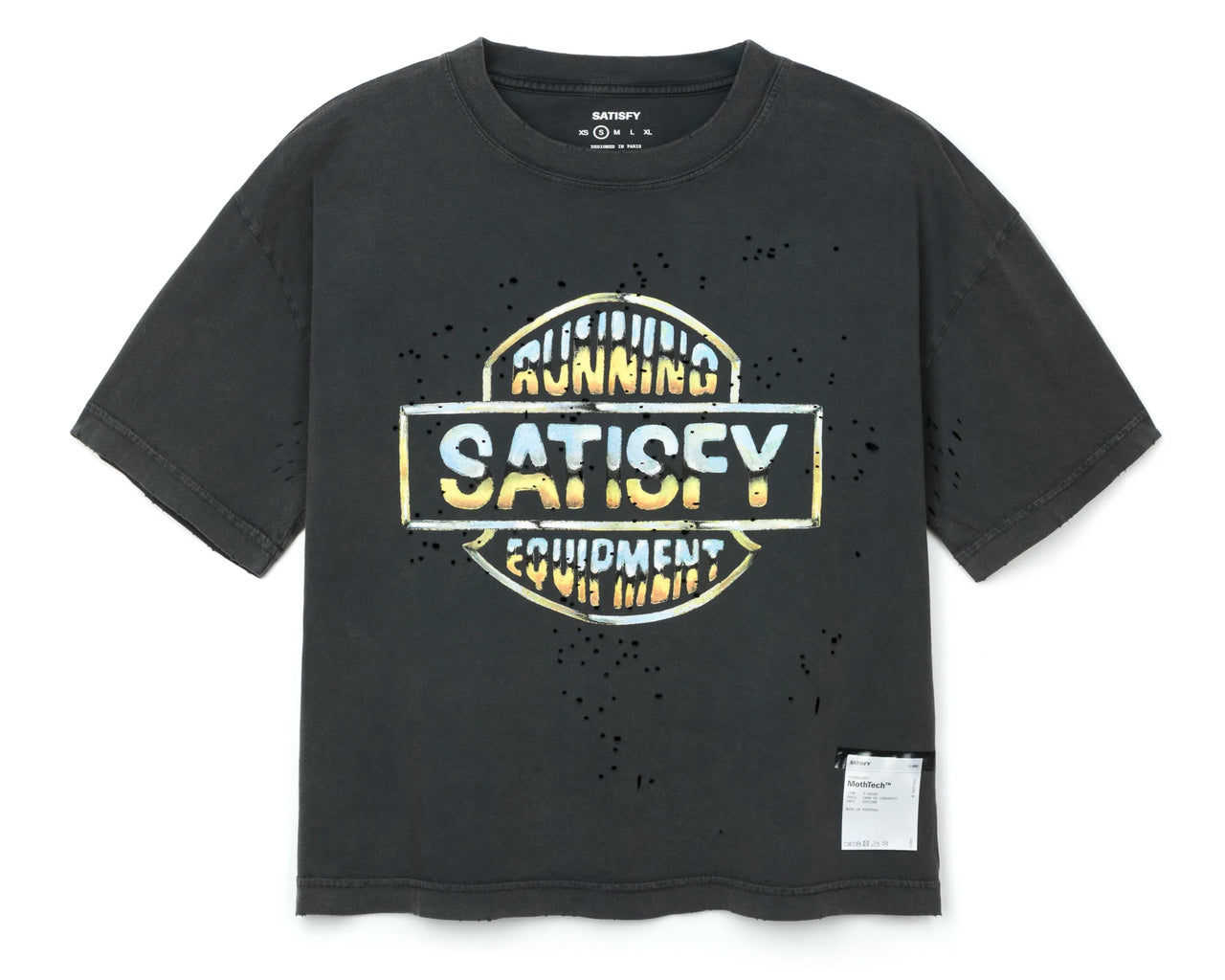SATISFY MothTech™ T-Shirt - Aged Black - Women's