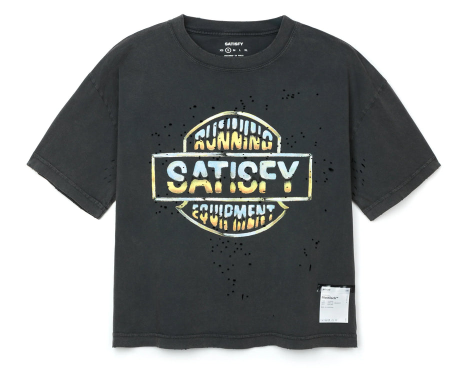 SATISFY MothTech™ T-Shirt - Aged Black - Women's