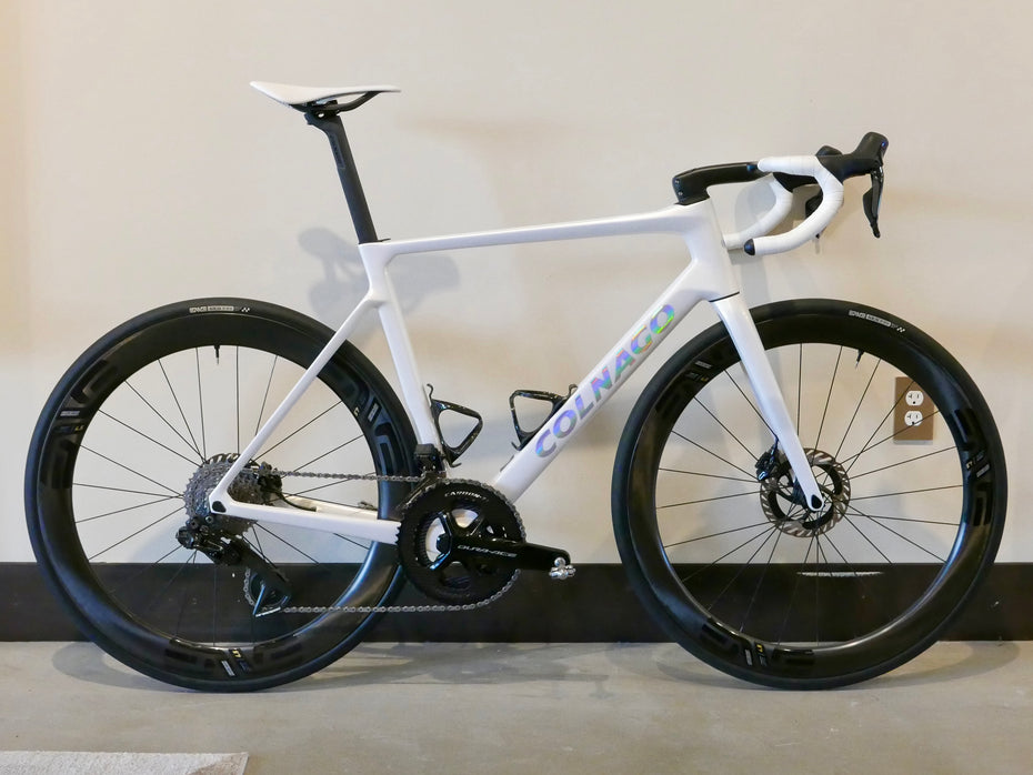 Colnago V4Rs, White, 53 (56.4cm), Shimano Dura-Ace Di2 R9270, SES 4.5 - DEMO