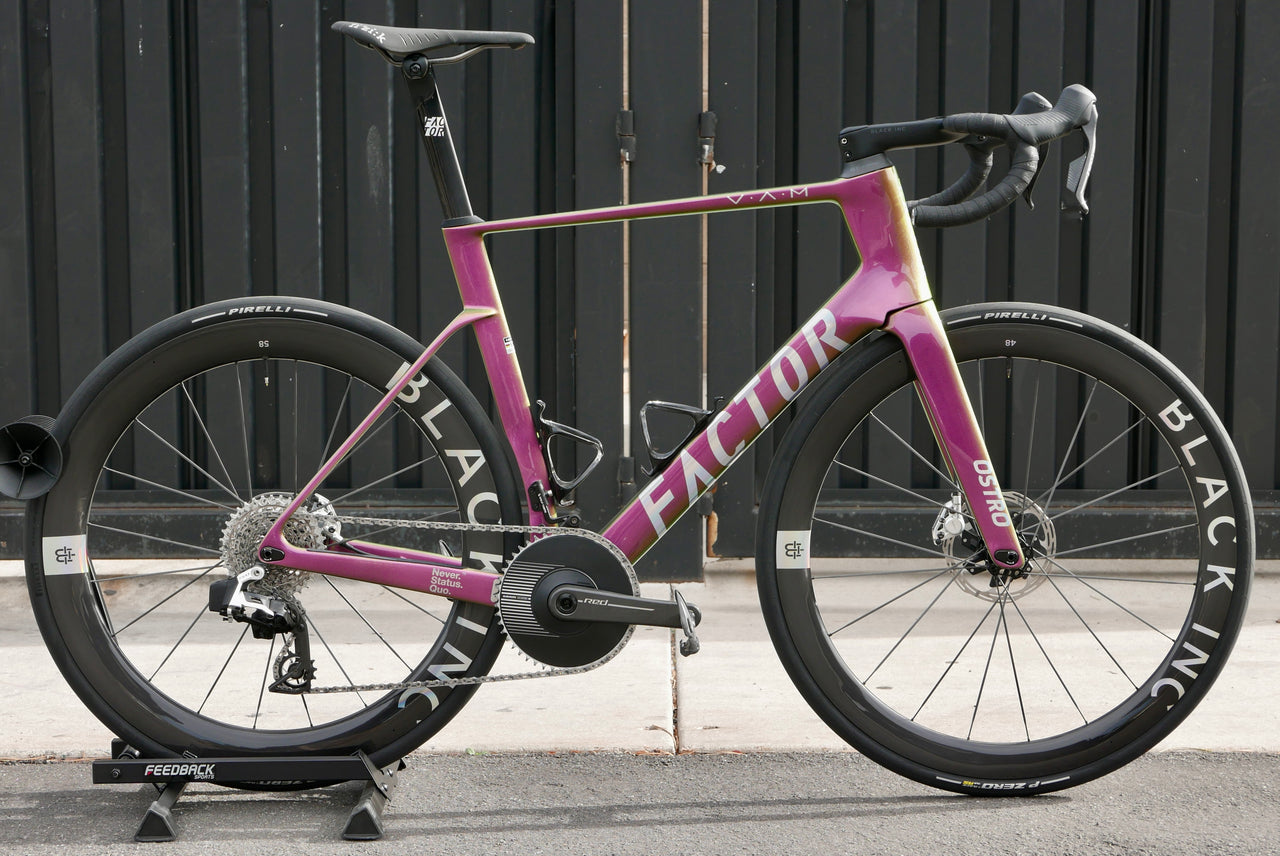 Factor Ostro VAM Scarab LTD, 58cm, SRAM RED AXS 1x, Black Inc 48/58 Chrome