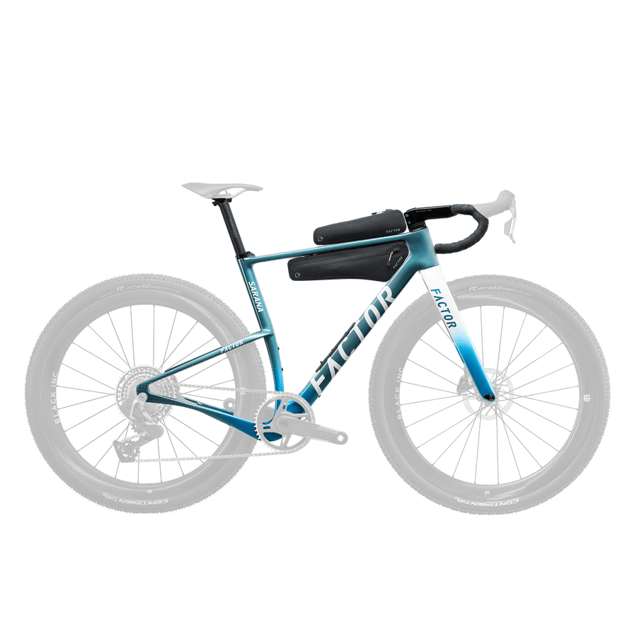 FACTOR Sarana, Cyan Blue, 58 Premium Frameset package - DEMO