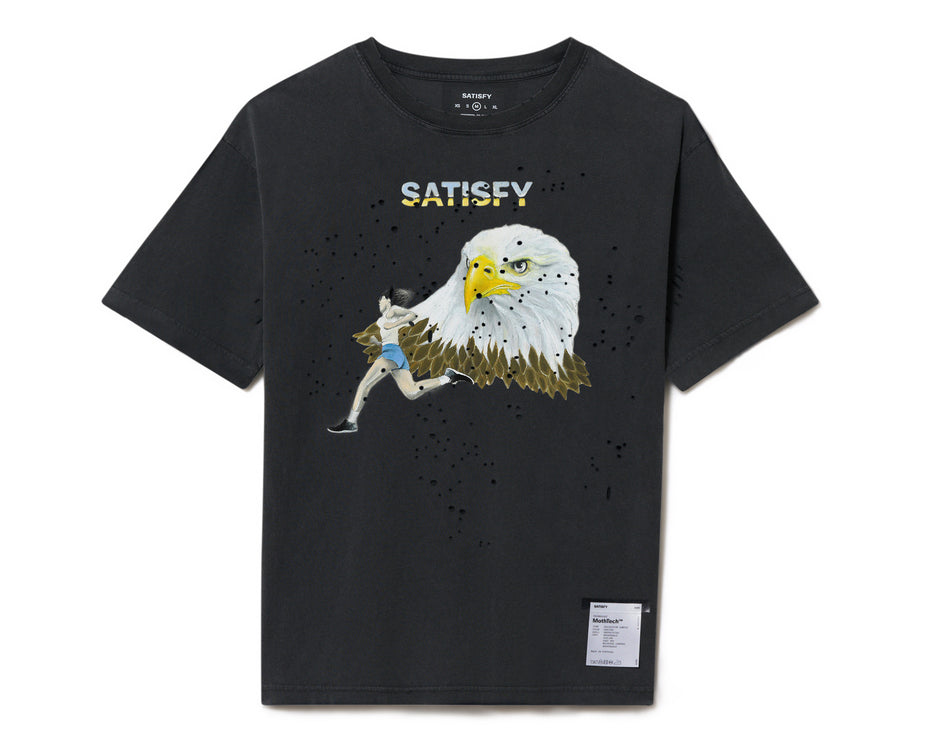 SATISFY MothTech™ T-Shirt - Aged Black