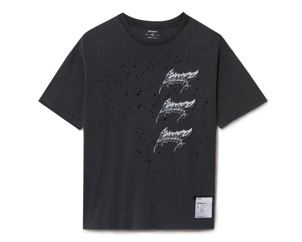 SATISFY MothTech™ T-Shirt - Aged Black